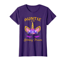 Load image into Gallery viewer, Auntie of the Birthday Princess Unicorn Girl T-Shirt