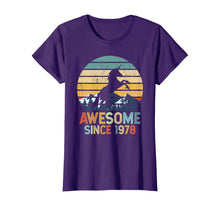 Load image into Gallery viewer, 42nd Birthday Unicorn Awesome Since 1978 42 Years Old T-Shirt