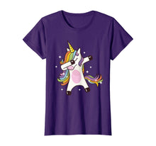 Load image into Gallery viewer, Dabbing Unicorn T-Shirt Gift Idea For Girls &amp; Women T-Shirt