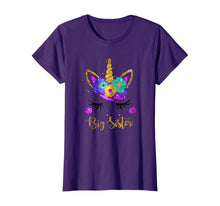 Load image into Gallery viewer, Big Sister Unicorn Birthday Girl T-Shirt Unicorn Gift Womens