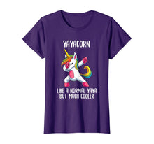 Load image into Gallery viewer, Unicorn Yaya Girl Birthday Party Apparel Greek YayaCorn Cute T-Shirt