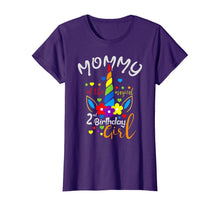 Load image into Gallery viewer, Unicorn Mommy of the 2nd Birthday Girl Matching Family T-Shirt