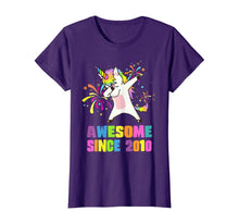 Load image into Gallery viewer, 10 Years Old 10th Birthday Awesome Since 2010 Unicorn T-Shirt