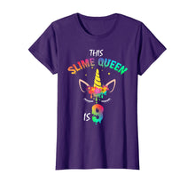 Load image into Gallery viewer, This Slime Queen Is 9-9th Birthday Girl Unicorn and Slime T-Shirt