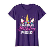Load image into Gallery viewer, Grandma Of The Birthday Princess Gifts Unicorn Birthday T-Shirt