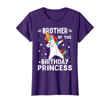 Load image into Gallery viewer, Dabbing Unicorn Brother Of The Birthday Princess Funny T-Shirt