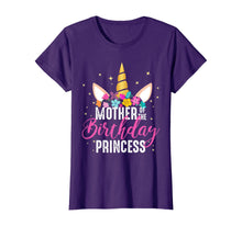 Load image into Gallery viewer, Mother Of The Birthday Princess Mommy Gifts Unicorn Birthday T-Shirt