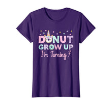 Load image into Gallery viewer, Donut Unicorn Funny Birthday Shirt Donut Grow Up