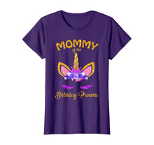 Load image into Gallery viewer, Mommy of The Unicorn Birthday Princess Matching Family T-Shirt