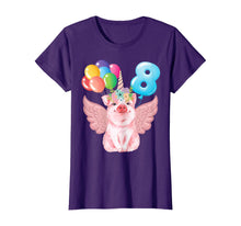 Load image into Gallery viewer, 8th Birthday Shirt Girl Pig and Unicorn Lovers Gift 8 Years