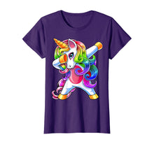 Load image into Gallery viewer, Dabbing Unicorn Birthday Shirt Girls Cute Unicorn Gift Girls