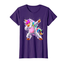 Load image into Gallery viewer, Fantasy Unicorn Dabbing T Shirt Gift Kids Girls Boys Womens
