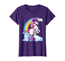 Load image into Gallery viewer, Unicorn Roller Skate Roller Derby Birthday Shirt Girls Gift