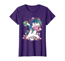 Load image into Gallery viewer, Dabbing Unicorn Bowling Birthday Party Gift For Girls T-Shirt