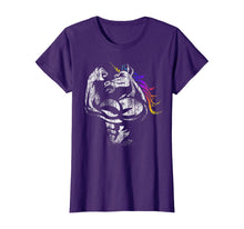 Load image into Gallery viewer, Unicorn With Muscle shirt Birthday Fathers Day Gym T-Shirt T-Shirt