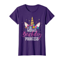 Load image into Gallery viewer, Mom Of The Birthday Princess Mother Gifts Unicorn Birthday T-Shirt