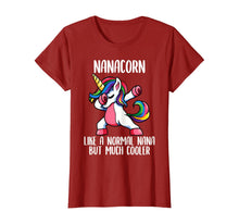 Load image into Gallery viewer, Unicorn Nana Girl Birthday Party Apparel, NanaCorn Cute T-Shirt