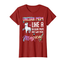 Load image into Gallery viewer, Unicorn Mom Like A Regular Mother Bday Birthday T-shirt