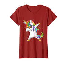 Load image into Gallery viewer, Dabbing Unicorn T-Shirt - Unicorn Dab T-Shirt - Unicorn Gift