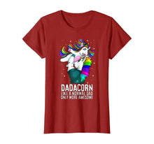 Load image into Gallery viewer, Dadacorn Dad Only More Awesome Mens Unicorn Birthday Gift T-Shirt