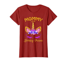 Load image into Gallery viewer, Womens Mommy Of The Unicorn Birthday Princess Matching Family Shirt
