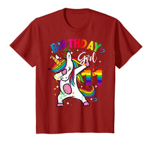 Load image into Gallery viewer, 11 Year Old Kid 11th Birthday Gift Dabbing Unicorn T-Shirt
