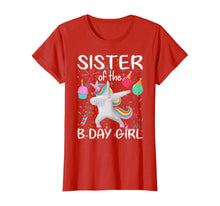 Load image into Gallery viewer, Matching Unicorn Sister Shirt , Sister of the Birthday Girl