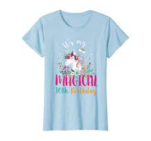 Load image into Gallery viewer, Its my 10th Birthday Unicorn Gift 10 Years Old Birthday Girl T-Shirt