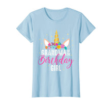 Load image into Gallery viewer, Grandma Of The Birthday Girl Grandma Gift Unicorn Birthday T-Shirt