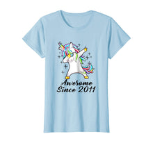 Load image into Gallery viewer, Unicorn Dabbing Awesome Since 2011 8th yrs Birthday Gifts