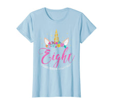 Load image into Gallery viewer, 8 Years Old Birthday Girl Gifts Unicorn 8th Birthday T-Shirt