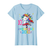 Load image into Gallery viewer, 10th Birthday Unicorn Awesome Since 2010 T-Shirt