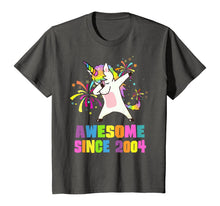 Load image into Gallery viewer, 16 Years Old 16th Birthday Awesome Since 2004 Unicorn T-Shirt