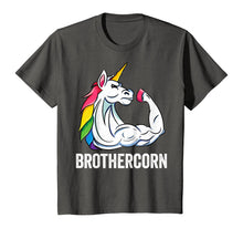 Load image into Gallery viewer, Cute Unicorn Brother Girl Birthday Party Apparel BrotherCorn T-Shirt