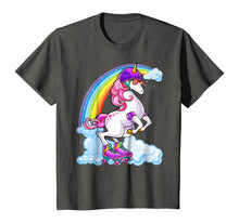 Load image into Gallery viewer, Unicorn Roller Skate Roller Derby Birthday Shirt Girls Gift