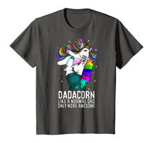Load image into Gallery viewer, Dadacorn Dad Only More Awesome Mens Unicorn Birthday Gift T-Shirt