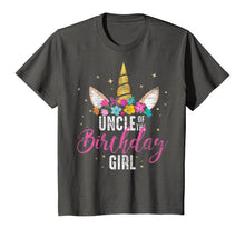 Load image into Gallery viewer, Uncle Of The Birthday Girl Uncle Gift Unicorn Birthday T-Shirt