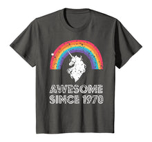 Load image into Gallery viewer, 1970 50th Birthday Gift Unicorn Rainbow 50 Years Old Costume T-Shirt