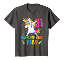 Load image into Gallery viewer, 31 Years Old 31th Birthday Unicorn Dabbing Shirt Girl Party T-Shirt