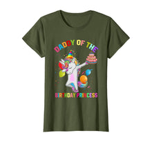 Load image into Gallery viewer, Mens Daddy of the Birthday Princess Unicorn Outfit T-Shirt