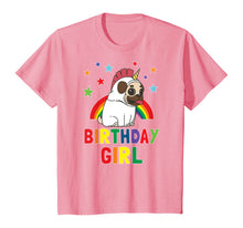 Load image into Gallery viewer, Girl Birthday Unicorn Pug B-day Party Kids Gift Idea Unipug T-Shirt