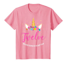 Load image into Gallery viewer, 12 Years Old Birthday Girl Gifts Unicorn 12th Birthday T-Shirt