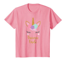 Load image into Gallery viewer, Unicorn Uncle Shirt, Uncle of the Birthday Girl Gift