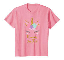 Load image into Gallery viewer, Unicorn Brother Shirt, Brother of the Birthday Girl Gift