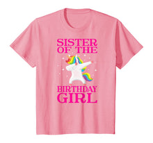 Load image into Gallery viewer, Sister of The Birthday Girl Unicorn Dabbing Party Shirt