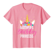 Load image into Gallery viewer, Mother Of The Birthday Princess Mommy Gifts Unicorn Birthday T-Shirt