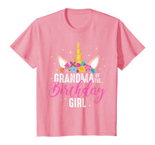 Load image into Gallery viewer, Grandma Of The Birthday Girl Grandma Gift Unicorn Birthday T-Shirt