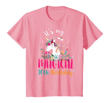 Load image into Gallery viewer, Its my 10th Birthday Unicorn Gift 10 Years Old Birthday Girl T-Shirt