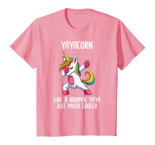 Load image into Gallery viewer, Unicorn Yaya Girl Birthday Party Apparel Greek YayaCorn Cute T-Shirt