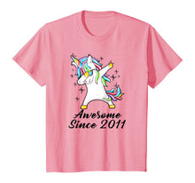 Load image into Gallery viewer, Unicorn Dabbing Awesome Since 2011 8th yrs Birthday Gifts